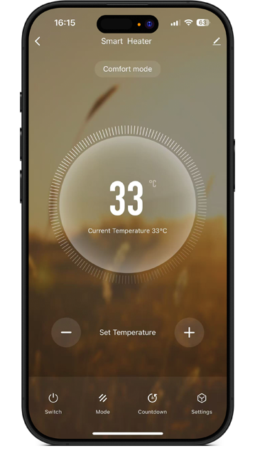 Tuya app smart control for Pitacs Heating G-Line Panel Heater